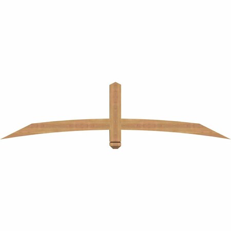 Ekena Millwork Bellingham Timber Gable Bracket, Western Red Cedar, 72"W x 18"H x 3 1/2"D x 3 1/2"F, 6/12 Pitch GBW072X18X0404BEL00SWR